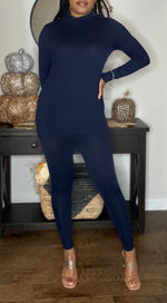 Load image into Gallery viewer, The Weekend 2pc leggings and top Set-hunter green, deep camel, ash grey and navy
