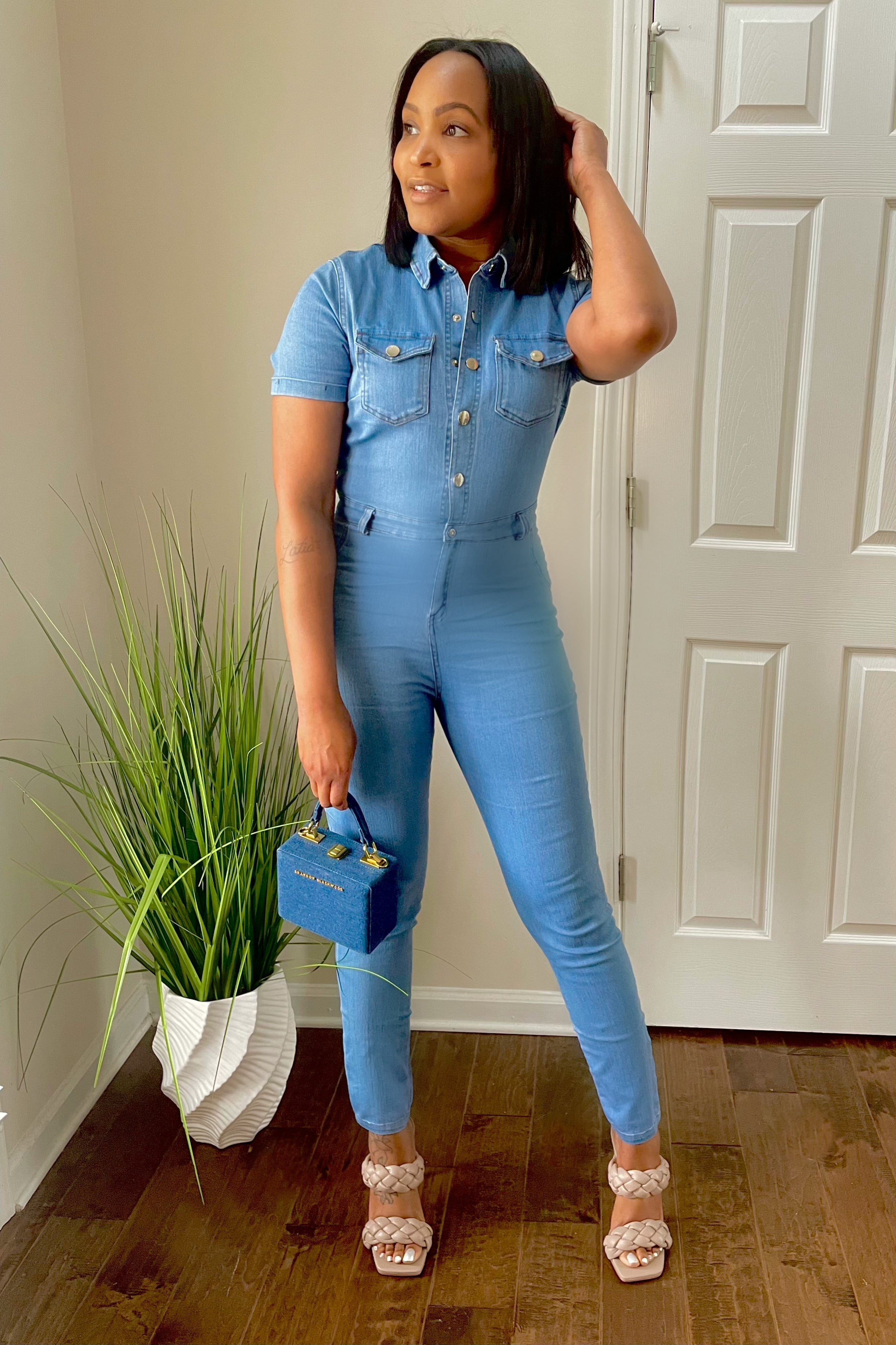 Jessica denim jumpsuit