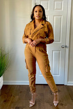 Load image into Gallery viewer, Cargo utility jumpsuit
