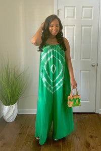 Vacay Bae jumpsuit-green