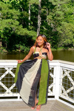 Load image into Gallery viewer, Link Up maxi dress-olive
